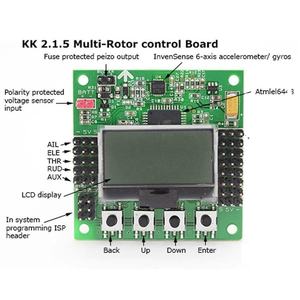 Diy <b>Fixed</b>-wing Flight Control KK 2.1.5 Flight Control VTOL V Tail New Firmware Self-balancing Aerobatics - Product Image 2