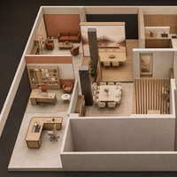 Service de rendu 3D pour bureaux : Visualisation et visite virtuelle pour une solution de rendu 3D réaliste de modèles de bureaux