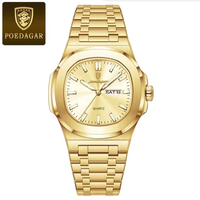 Montre carrée unisexe de luxe à quartz en alliage, bracelet en acier inoxydable lumineux, étanche et tendance