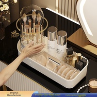 Tube de rangement exclusif transfrontalier en plastique anti-poussière pour crayons à sourcils et pinceaux, organisateur de cosmétiques de bureau moderne et minimaliste