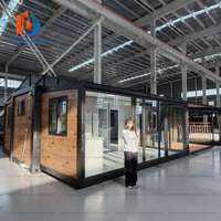 Maisons miniatures modernes de haute qualité de 20 et 30 pieds, maisons modulaires préfabriquées, maisons préfabriquées extensibles pour l'Europe, camping pod