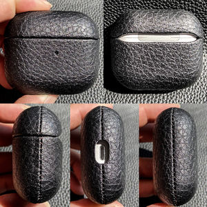 Étui en cuir PU de mode pour <span class=keywords><strong>Airpods</strong></span> <span class=keywords><strong>Pro</strong></span> couverture de Style de concepteur de luxe pour Airpod2 Gen3 étui pour écouteurs de marque logo personnalisé populaire - Product Image 3