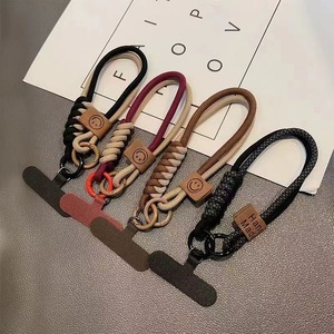 Simple Candy Colors Phone Lanyard Nylon Anti-lost Strap Universal Portable Phone Wrist Straps Phone Accessories Keychain