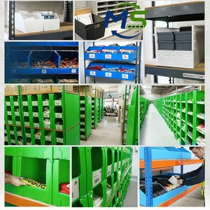 Custom Color PP Corrugated Hollow Plastic <strong>Storage</strong> <strong>Boxes</strong>, Stackable Warehouse Picking <strong>Bins</strong> For Apparel And Shoes <strong>Storage</strong> - Product Image 3