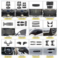 Accessoires de kit de carrosserie ABS auto pour BYD M6 Emax7 vente d'usine véhicule électrique à énergie nouvelle imitation accessoire extérieur en Fiber de carbone