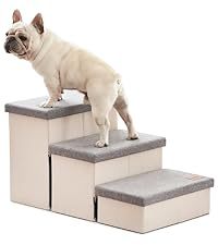 Escaleras de 3 escalones para perros para camas, escalones plegables para mascotas para perros pequeños, medianos y grandes, gatos, azul marino, capacidad de 200 libras, sin condominio - Product Image 6