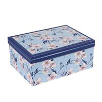 Boîte à fleurs de luxe 10 pièces/ensemble, boîte cadeau carrée, organisateur de rangement, emballage, boîte en carton en Stock