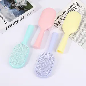 Plastic Detangler Hair Comb For Women Girls Detangling Hair Brush Colorful Hair Brushes Design
