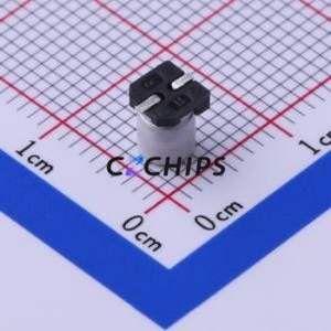 Condensateur électrolytique en aluminium SMD EV100M025B055ETR, SMD, D4xL5.5mm 10uF 20% 25V 26mA-120Hz - Product Image 2