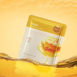 แผ่นมาส์กว่านหางจระเข้ผลไม้ออร์แกนิกมาส์กหน้าเพื่อซ่อมแซมผิวต่อต้านริ้วรอยมาส์กหน้าเพื่อผิวขาวกระจ่างใสทำจากน้ำผึ้ง - Product Image 2