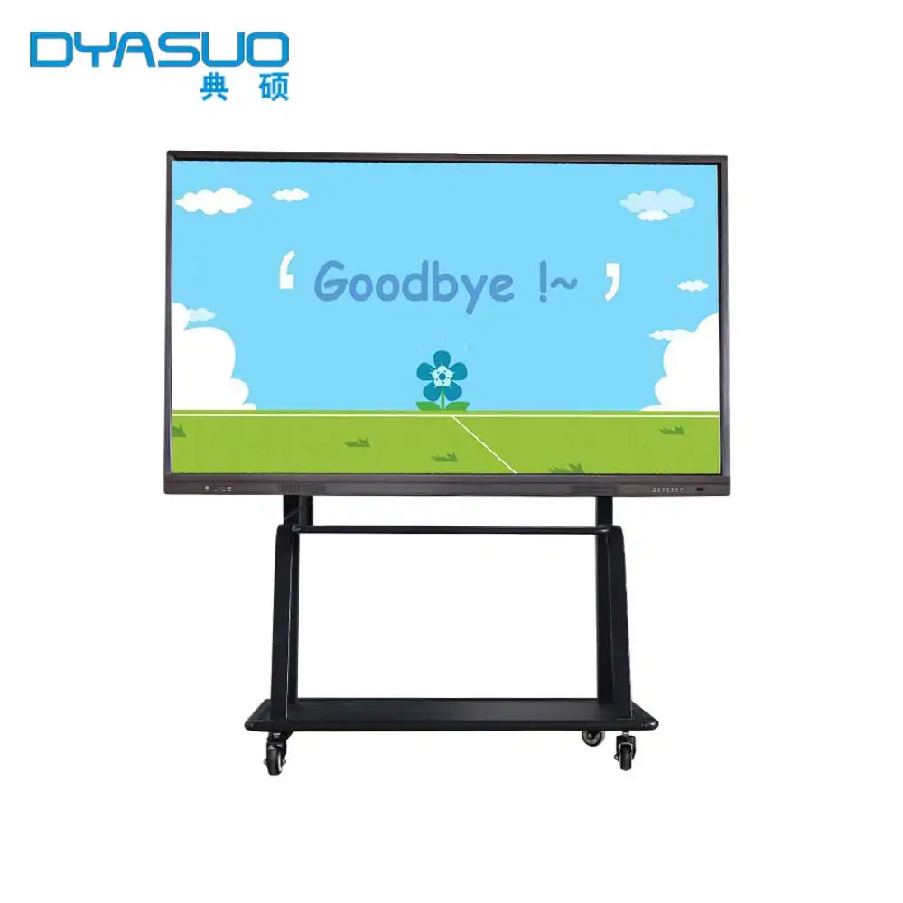 65 75 86 98 pollici 4K multi-touch interactive lcd smart board supporto OPS touch display