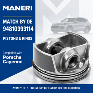 Set di Fasce Elastiche MANERI 94810393114 STD per Revisione Motore Porsche <span class=keywords><strong>Cayenne</strong></span> Panamera S GTS <span class=keywords><strong>Turbo</strong></span> 4.8L V8 M48 - Product Image 2
