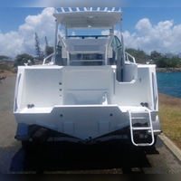 Bateau de pêche en aluminium avec cabine cuddy de 6,25 m, construction entièrement soudée, moteur hors-bord, bateau de pêche en alliage d'aluminium de 20 pieds