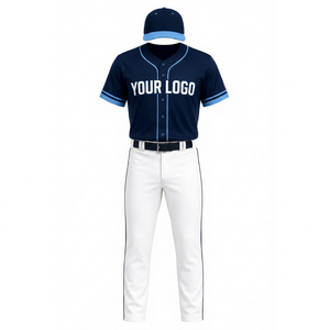 Custom Baseball Uniform Men's <b>White</b> Short Sleeve Jersey with Front Logo Breathable Eco-Friendly Polyester Team Apparel Summer - Product Image 1