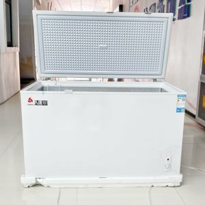 Congélateur horizontal à ouverture supérieure H 388L, congélateur à coffre à porte unique, congélateur commercial à refroidissement direct, grande capacité, réfrigérateur-congélateur - Product Image 2