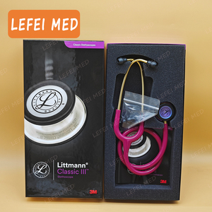 หูฟังแพทย์ Litt-man คุณภาพสูงแบบดั้งเดิม หูฟังแพทย์ Litt-mann รุ่น 5806 สีแดงสตรอว์เบอร์รี หูฟังแพทย์ Litt-mann Classic III - Product Image 1