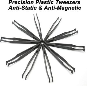 Pinces en plastique antistatiques ESD, pinces antimagnétiques pour salle blanche, pour l'électronique - Product Image 1