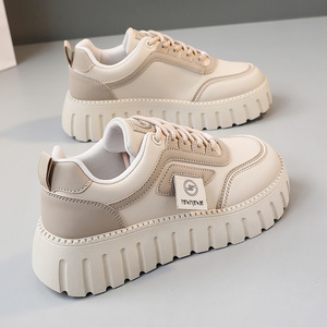 Nouvelles chaussures décontractées à plateforme pour femmes 2026, version coréenne, à bout rond, antidérapantes, tendance mode printemps-été - Product Image 6