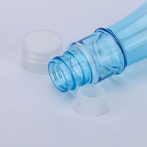 Botella cosmética personalizada de 130 ml, semitransparente, de forma irregular, con tapa de rosca para decantar suero para el cuidado de la piel. - Product Image 3