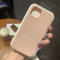 Étui avec logo pour iPhone 16 Pro, étui en silicone pour iPhone 12, coque pour iPhone 12