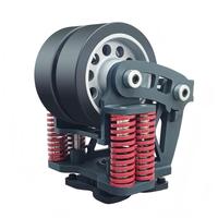 Roulettes pivotantes sur mesure de qualité marine en acier inoxydable 316L pour remorques de bateaux, chariots de quai et équipements portuaires