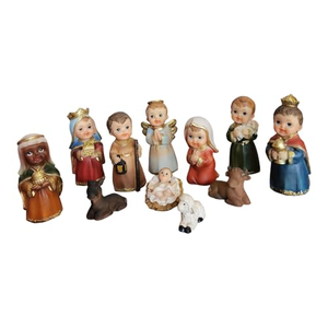 Nuevo Diseño de Resina PVC en Blister, Bonito Mini Pesebre Navideño para Decoración del Hogar, Hecho en China - Product Image 3