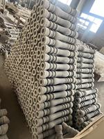 Les fabricants produisent une colonne de pilier romain décorative pour la coulée de béton main courante de balustre rond pour l'extérieur décoratif
