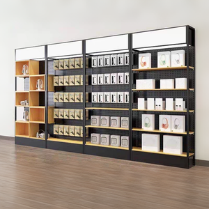 Yüksek kalite ağır çelik raf raf özelleştirilmiş boyutu basit tarzı süpermarket raflar katlanabilir özelliği ile yapılan demir Metal - Product Image 2