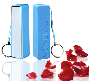 Small Keychain Powerbank Slim 2600mAh Portable Slim Charger Power Bank Promotion Gifts Customer logo