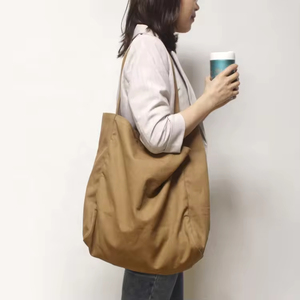 Manufacturer Wholesale Korean Style Plain Green <b>Large</b> Tote <b>Bag</b> Cotton <b>Canvas</b> Custom <b>Canvas</b> <b>Bags</b> - Product Image 4