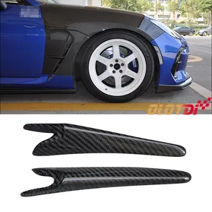 Para-choques dianteiros em fibra de carbono estilo OTD para Toyota BRZ ZD8, spoiler com acabamentos para ajuste automático