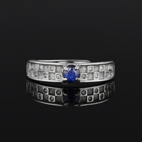 Bague en argent sterling S925 avec combinaison naturelle de citrine et saphir pour femme, pierre précieuse en quartz cristallin, bague à ouverture réglable