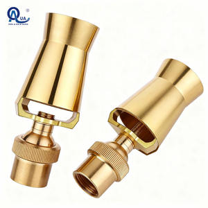 Boquilla de fuente ajustable de latón con diseño de copo de nieve, chorro de agua de tres capas tipo corona, directo de fábrica para fuentes de jardín y paisajismo - Product Image 1