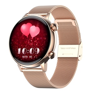 HK39T <b>Smart</b> Watch with Stainless Steel Strap 1.19" AMOLED HD Screen BT Calling SOS Call and Women Health Monitoring - Product Image 1