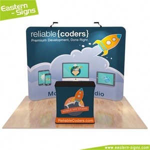 Diseño personalizado de tela de impresión de publicidad plegable exposición cabina contratista - Product Image 2