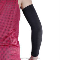 Vente en gros de coudes élastiques longs avec manchon de compression pour hommes, pour le basket-ball et le sport