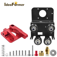 Kit Upgrade pelat Drive langsung untuk CR10 Ender3 plat adaptor ekstruder langsung Ender-3/cr10 aluminium Aloi 1 Set bagian Printer 3d