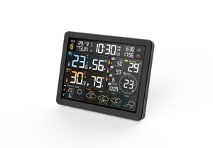 Stazione Meteo Intelligente Tuya IoT con Controllo App WiFi, Sensore Esterno per Temperatura, Umidità e Previsioni Meteo - Product Image 3