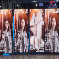 Roues Offre Spéciale/support GOB P1.8 P2 support d'affiche polychrome écran LED publicité commerciale affichage LED mobile