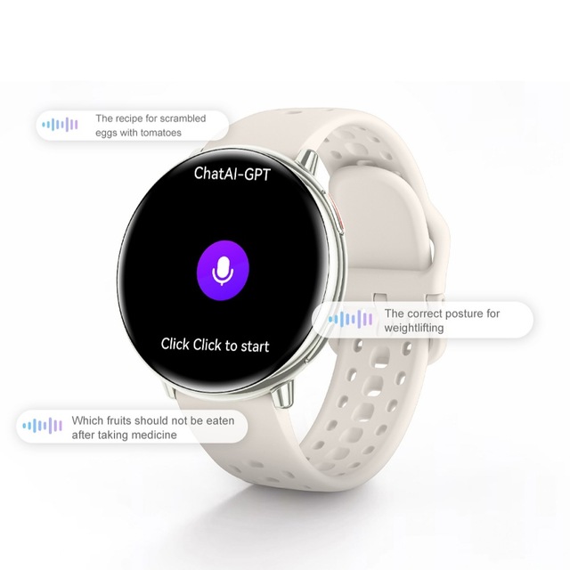 Hot Selling 1.43 Inch AMOLED Full Touch Screen Smart Watch Support AI Assistant Heart Rate Altimeter Barometer Smartwatch