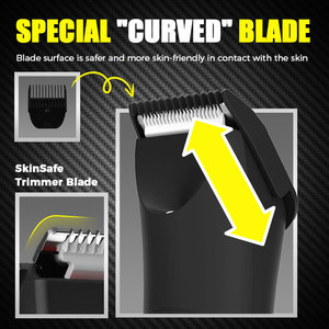 Recortadora Eléctrica de Vello Corporal con Cabezal de Afeitado, Recargable por USB, Uso en Seco y Húmedo HT-8106 - Product Image 4