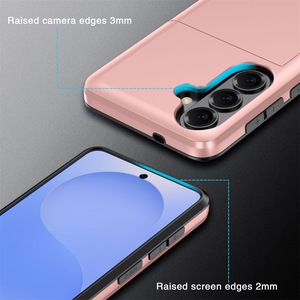 Étui portefeuille fin antichoc pour <span class=keywords><strong>Samsung</strong></span> Galaxy A57 A37 A17 A56 A36 A16 avec porte-cartes dissimulé, coque de protection robuste - Product Image 6
