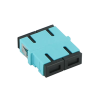 Adaptateur de fibre optique monomode simple SC/APC, coupleur en plastique vert et métal SM/MM pour FTTH FTTB FTTX