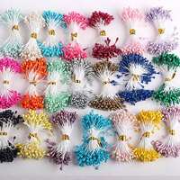 600 pièces/lot bricolage artisanat fait à la main perle couleur fleur 600 pièces 10 mm étamine artisanat pistil pour la décoration de fleurs artificielles