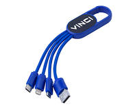 FOCUS Ecológico 3-en-1 Cable Cargador Biodegradable Bambú Promocional Gadget BSCI Certificado de Fábrica Regalo de Negocios