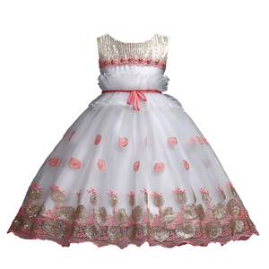 1025 new arrival kids wear children Girls spring summer boutique clothing Holy communion dress - Product Image 3
