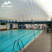 Grand dôme gonflable pneumatique pour piscines sportives intérieures et extérieures