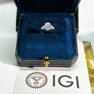 Madonna Lab Gegroeide Diamanten Ring Gia Gecertificeerd Lab Gegroeid 3ct 5ct Lab Geteelde Diamanten Sieraden - Product Image 3