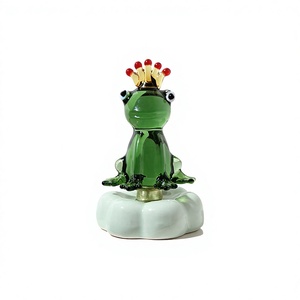 Figurine <span class=keywords><strong>de</strong></span> prince grenouille en verre <span class=keywords><strong>de</strong></span> Murano colorée et rotative, faite à la main, thème conte <span class=keywords><strong>de</strong></span> <span class=keywords><strong>fées</strong></span>, statue d'animal en cristal pour cadeau <span class=keywords><strong>de</strong></span> mariage et décoration - Product Image 6