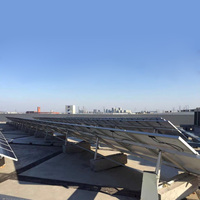 Support de montage de panneau solaire photovoltaïque en aluminium à faible coût, personnalisable, pour toiture